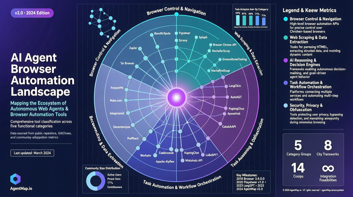 Landscape | AI Agent Browser & Data Collection Tools: 18 Projects, 5 Schools of Thought — Which Is Your Best Choice?