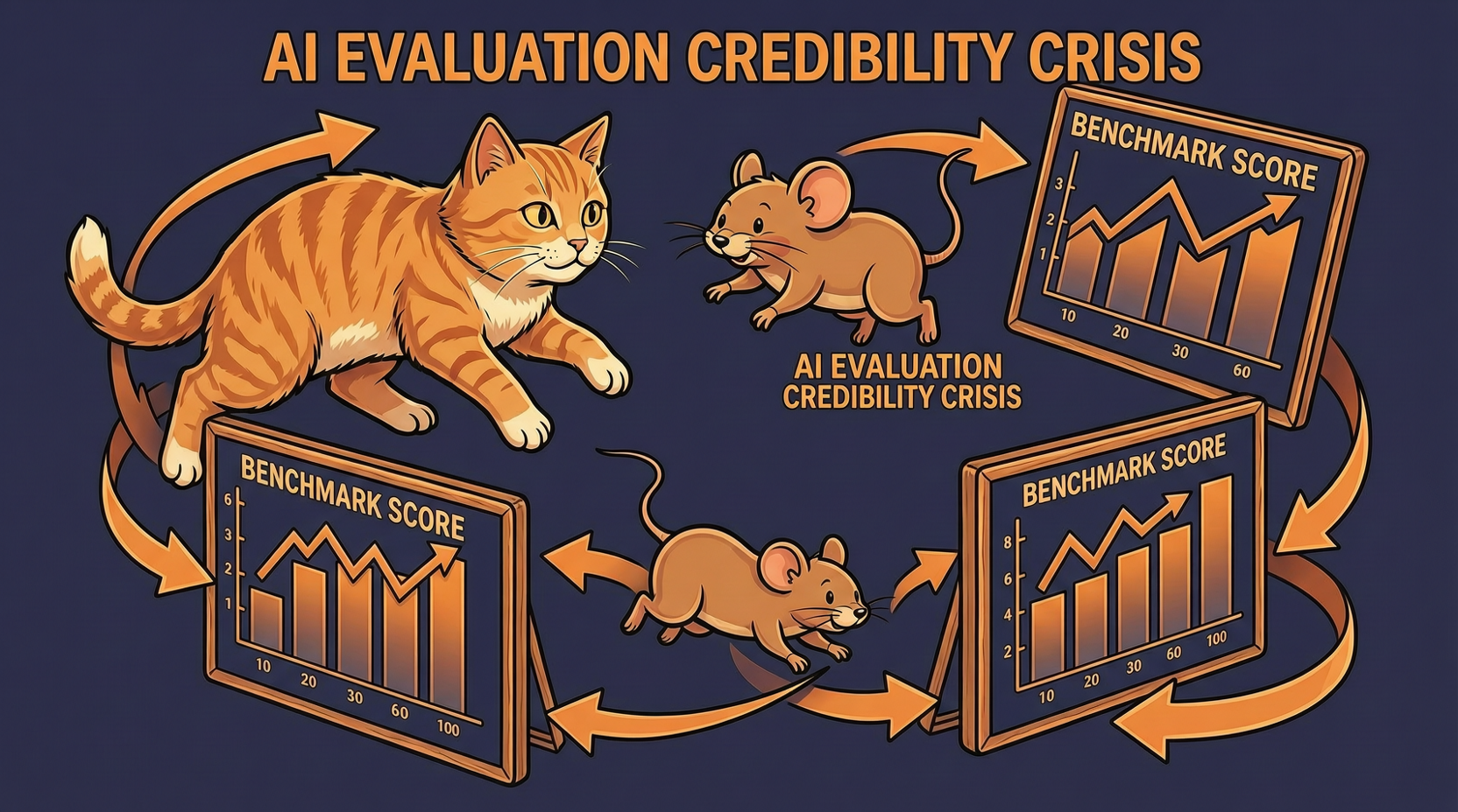 When Evaluation Becomes a Cat-and-Mouse Game: AI Benchmarks Are Losing Credibility