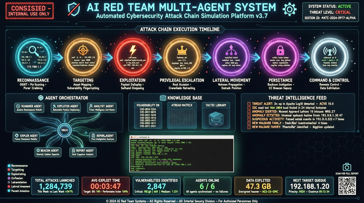 Decepticon: Open Source Multi-Agent Red Team Framework for Full Kill Chain Penetration Testing
