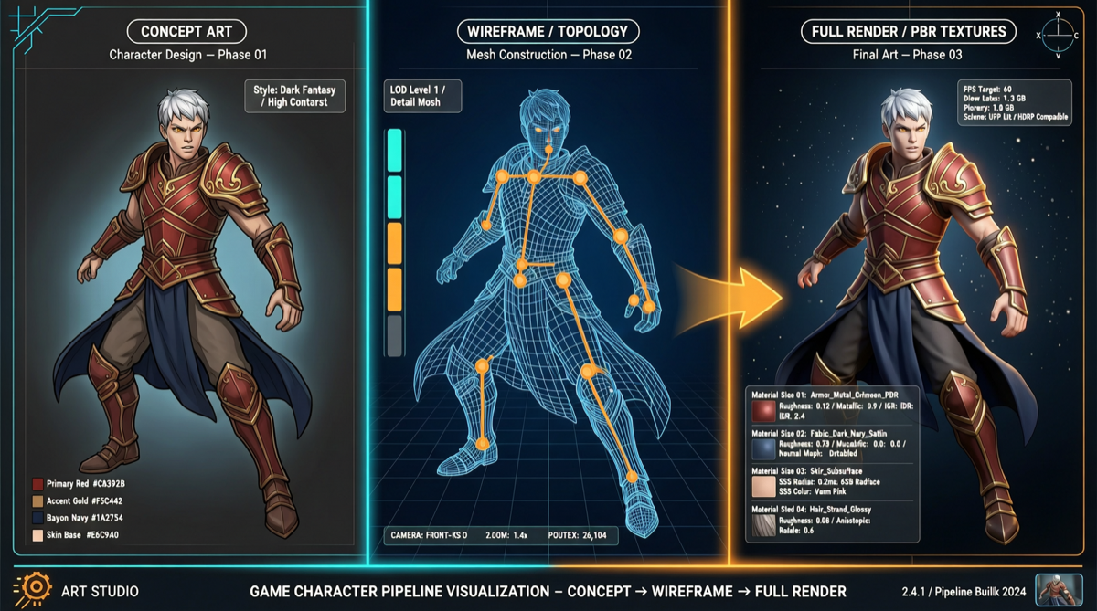 AI to 3D Pipeline 2026: From Zero to Game-Ready Character in One Afternoon