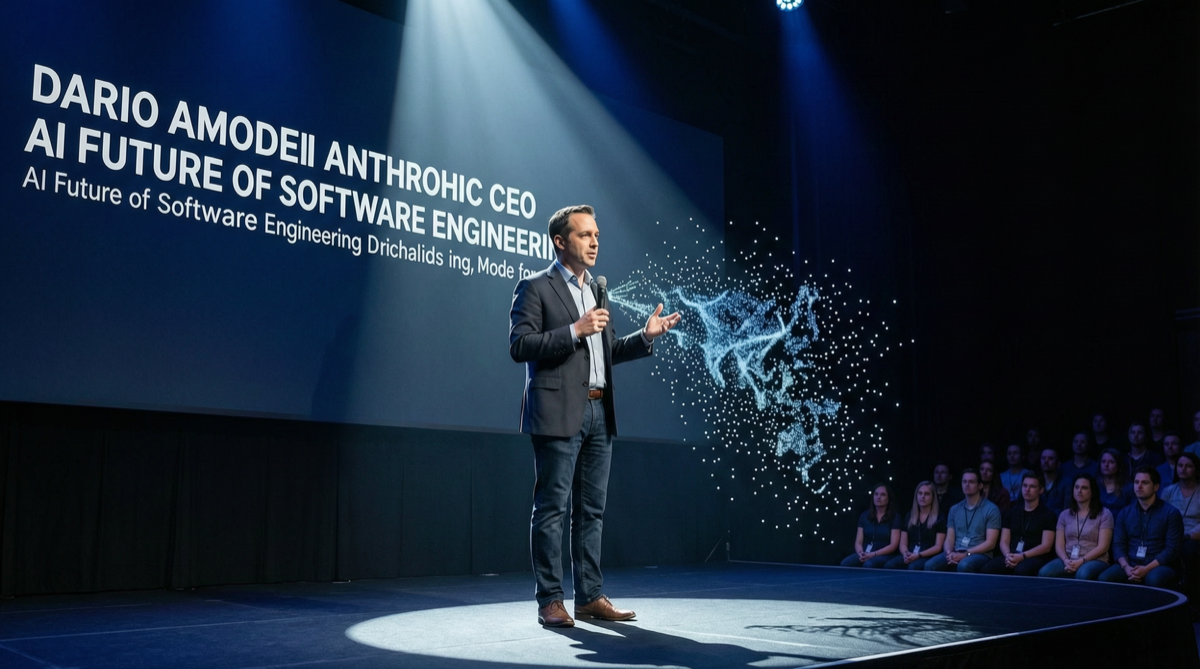 Anthropic CEO Dario Amodei: "Coding Will Disappear First, Then All of Software Engineering"