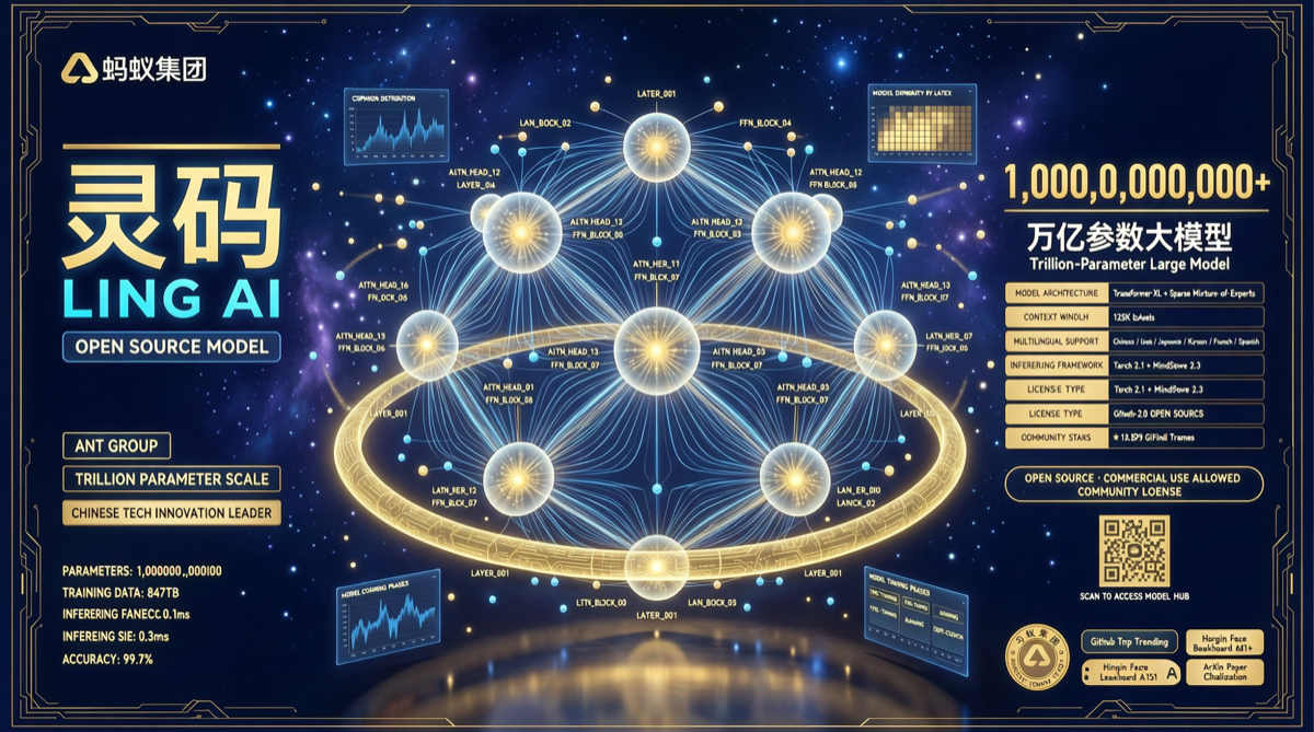 Ant Group Ling-2.6-1T Goes Open Source: 1 Trillion Parameters, But the Focus Is Token Efficiency