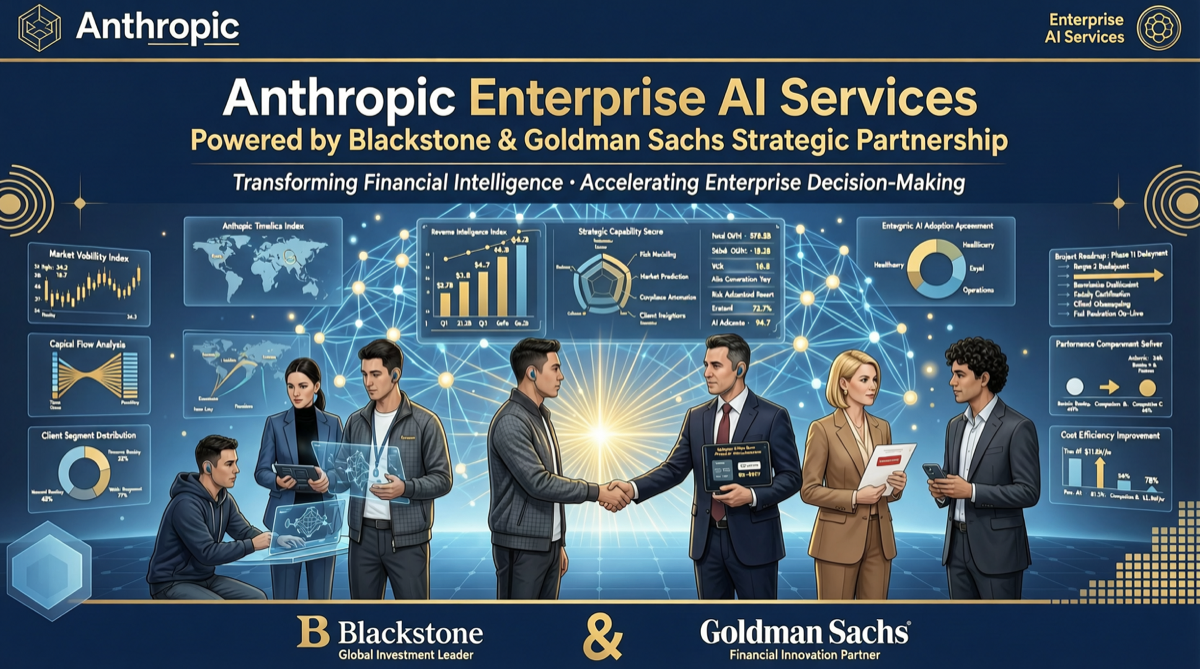 Anthropic Partners with Blackstone, Goldman Sachs to Launch Enterprise AI Services: Claude Enters Mid-Market Core Business