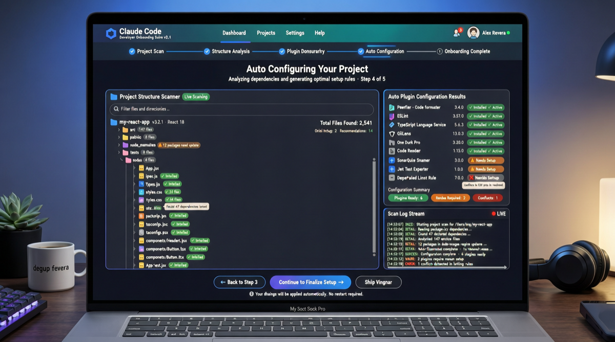 Claude Code One-Click Setup: Official Plugin claude-code-setup with Project Scanning