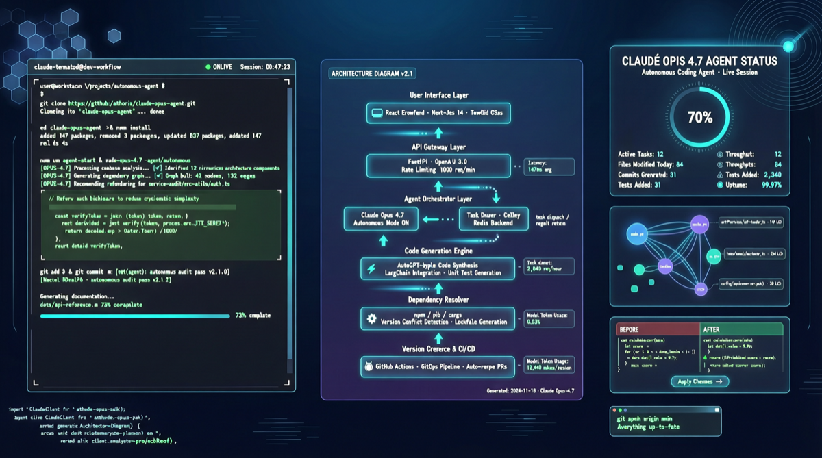 Claude Opus 4.7 Autonomous Coding Workflow: Paradigm Shift from "Write Functions" to "Design Systems"