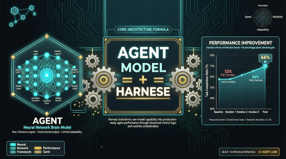 Cursor's Agent Harness Methodology: Same Model, Better Architecture — Terminal-Bench Jumps from 52.8% to 66.5%