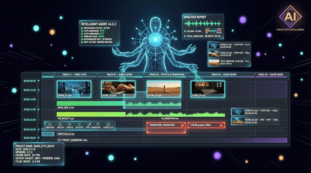 CutClaw: An AI Agent Watches Your Footage, Matches Music, and Edits a Video by Itself