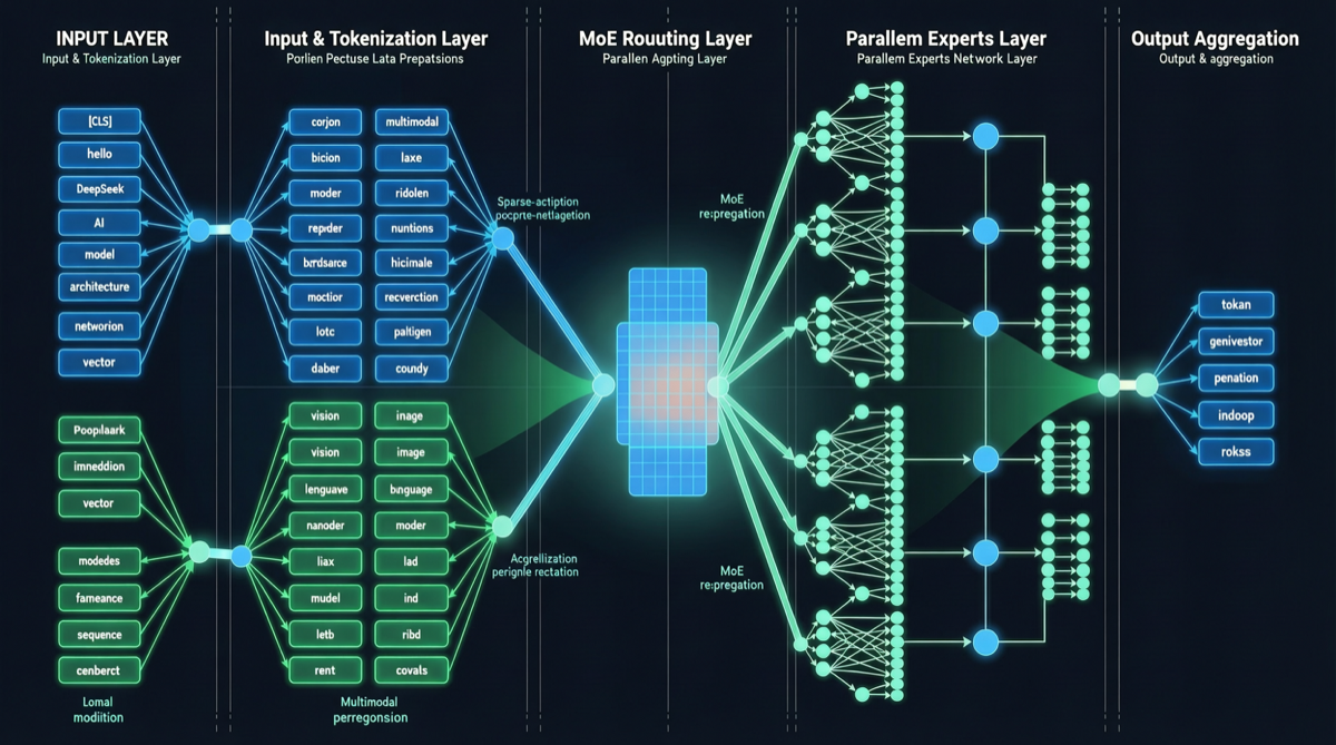 DeepSeek Releases Multimodal Paper "Thinking with Visual Primitives": 284B MoE Backbone + Custom Vision Encoder