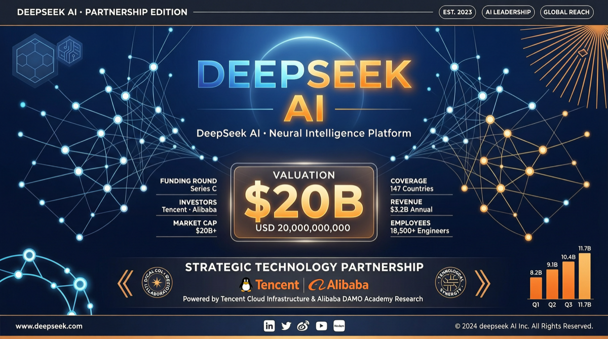 Tencent and Alibaba Vie to Invest in DeepSeek as Valuation Surpasses $20 Billion