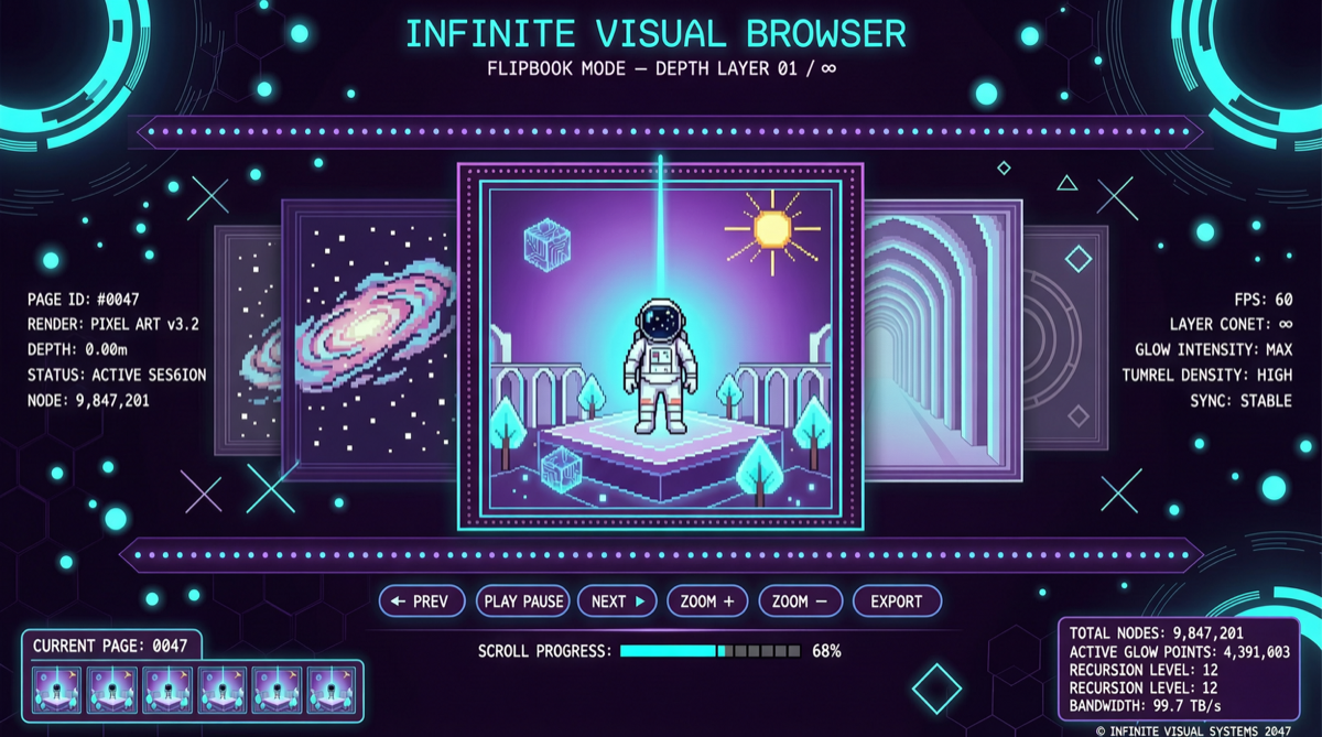 Flipbook: Infinite Visual Browser by Ex-OpenAI Engineer — Pixel-Level Generation Redefines Interaction