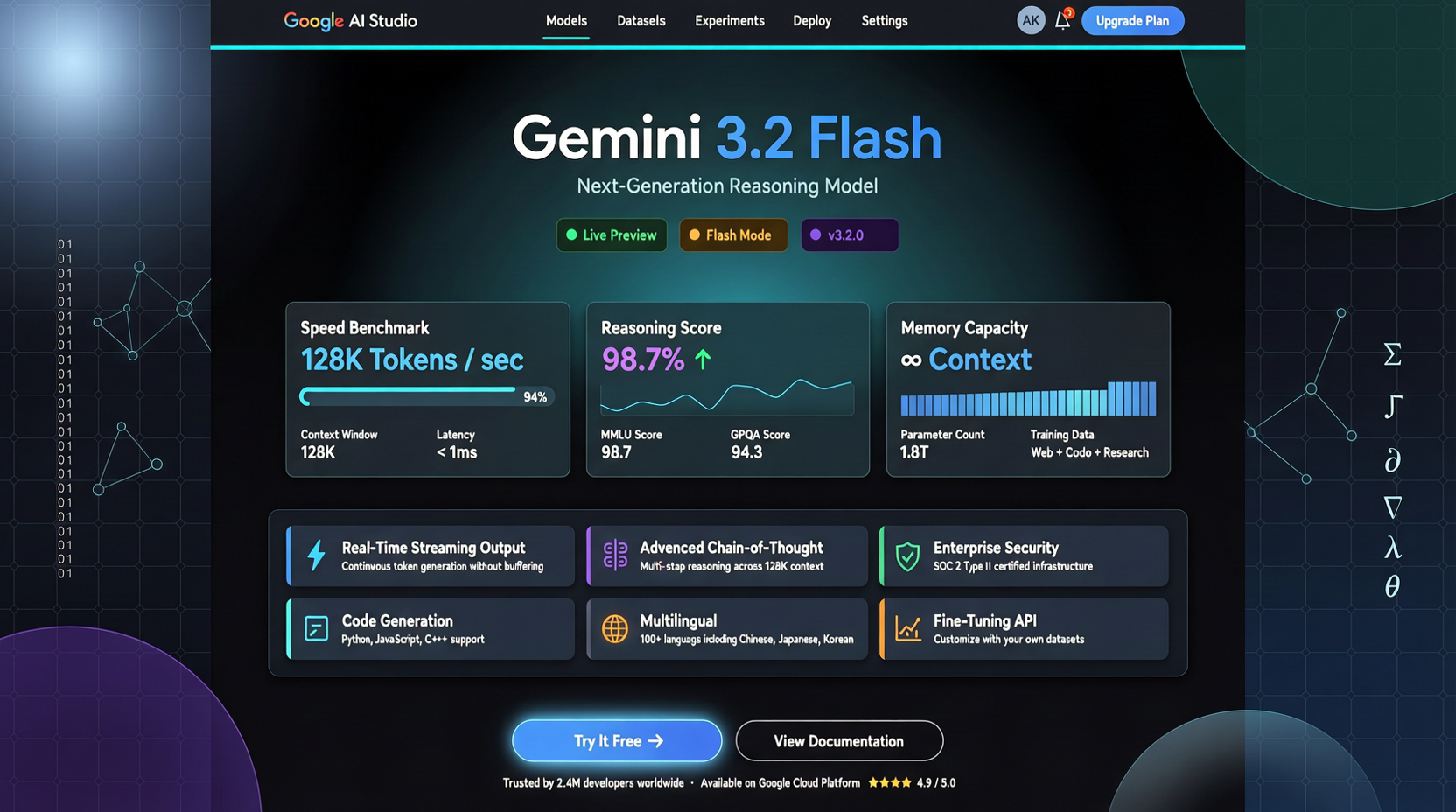 Gemini 3.2 Flash 灰度现身 Google AI Studio：下一代 Flash 模型提前泄露