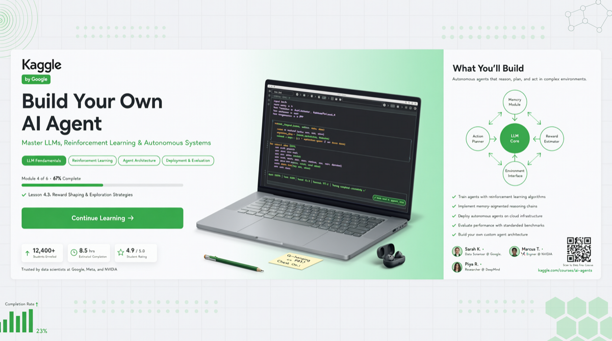 Google + Kaggle Launch Free 5-Day AI Agents Course: Build Production Agents with Natural Language