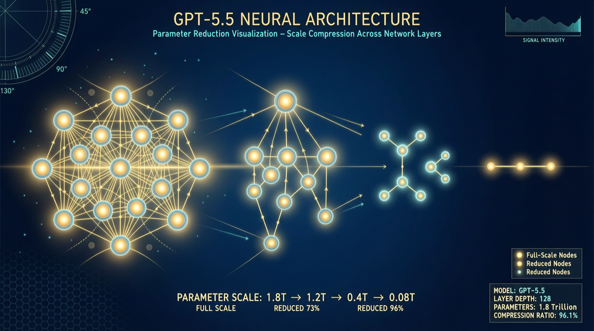 GPT-5.5 Parameter Recalibration: From 9.7T to 1.5T — The Signal of OpenAI's Smaller-Yet-Stronger Models