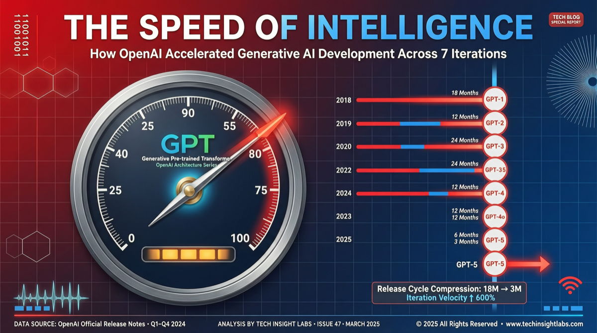 GPT Release Cycle Compressed from 97 to 28 Days: AI Arms Race Acceleration Signal
