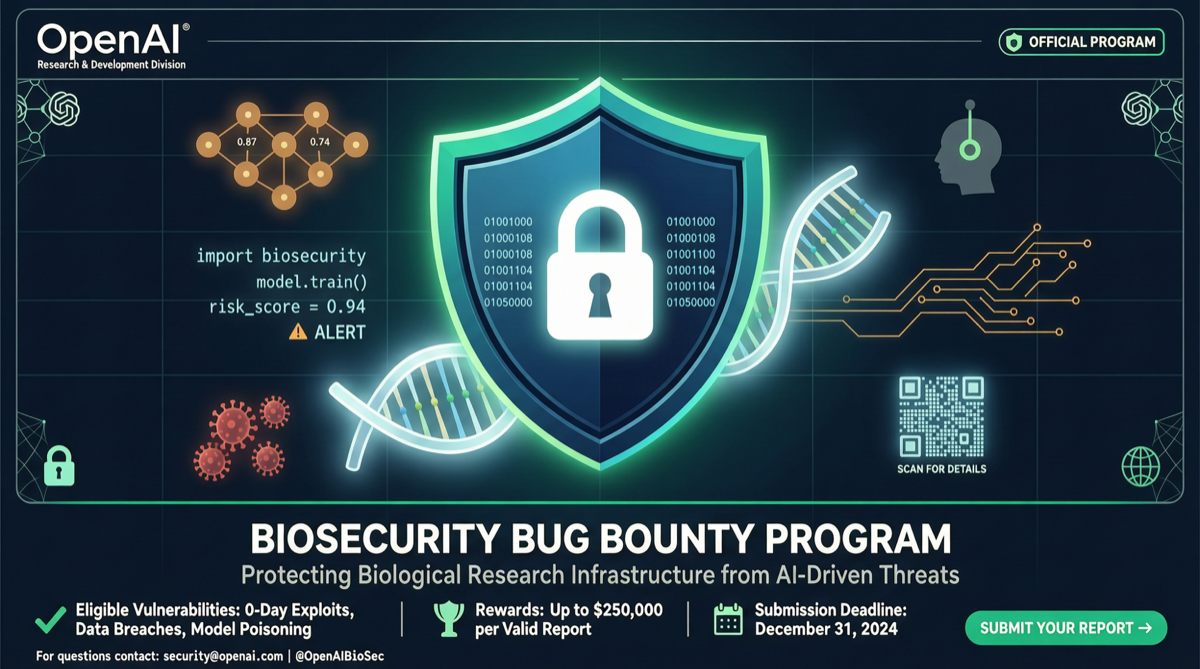 OpenAI Launches GPT-5.5 Biosecurity Bug Bounty: Five Challenges, $25,000 Prize