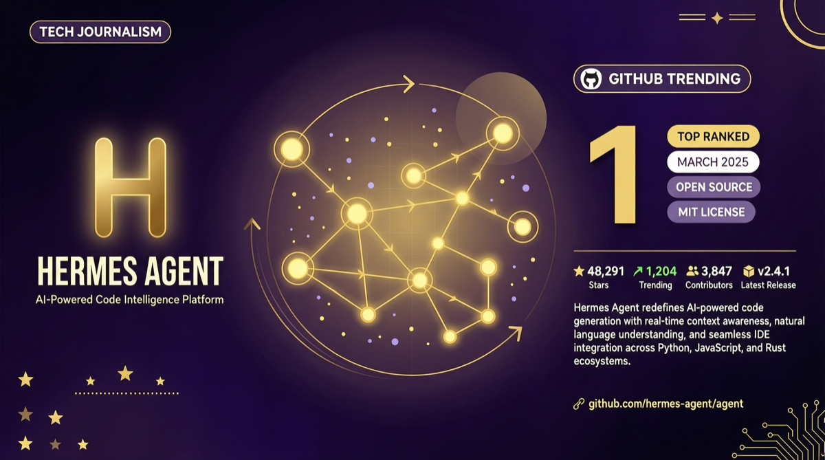 Hermes Agent Surges 108K Stars in a Month, Tops GitHub Trending Repositories Chart