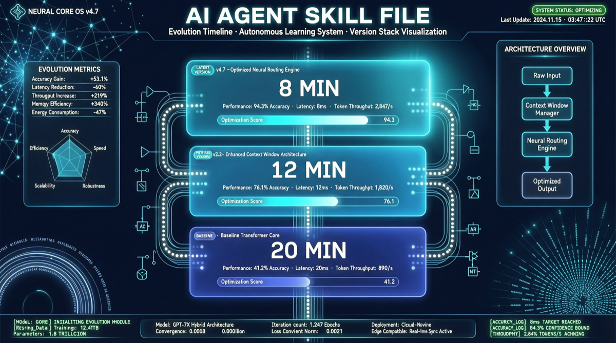 Hermes Agent Skill File Auto-Evolves Four Times in Six Weeks: How a Self-Improving AI Agent Actually Works