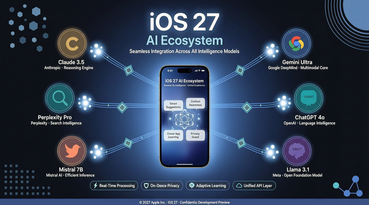 iOS 27 Opens to Third-Party AI Models: Apple Intelligence Shifts from Walled Garden to Ecosystem Platform