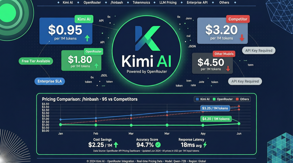 Kimi K2.6 Lands on OpenRouter: $0.95/MTok Input Pricing Sets a New Anchor for Chinese Model Globalization