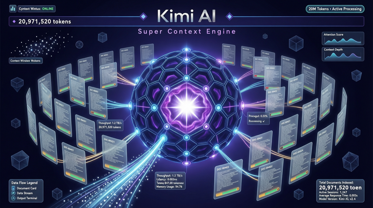 Kimi Super-Context Upgrade: 20 Million Tokens, Moonshot AI Redefines the "Long Text" Boundary