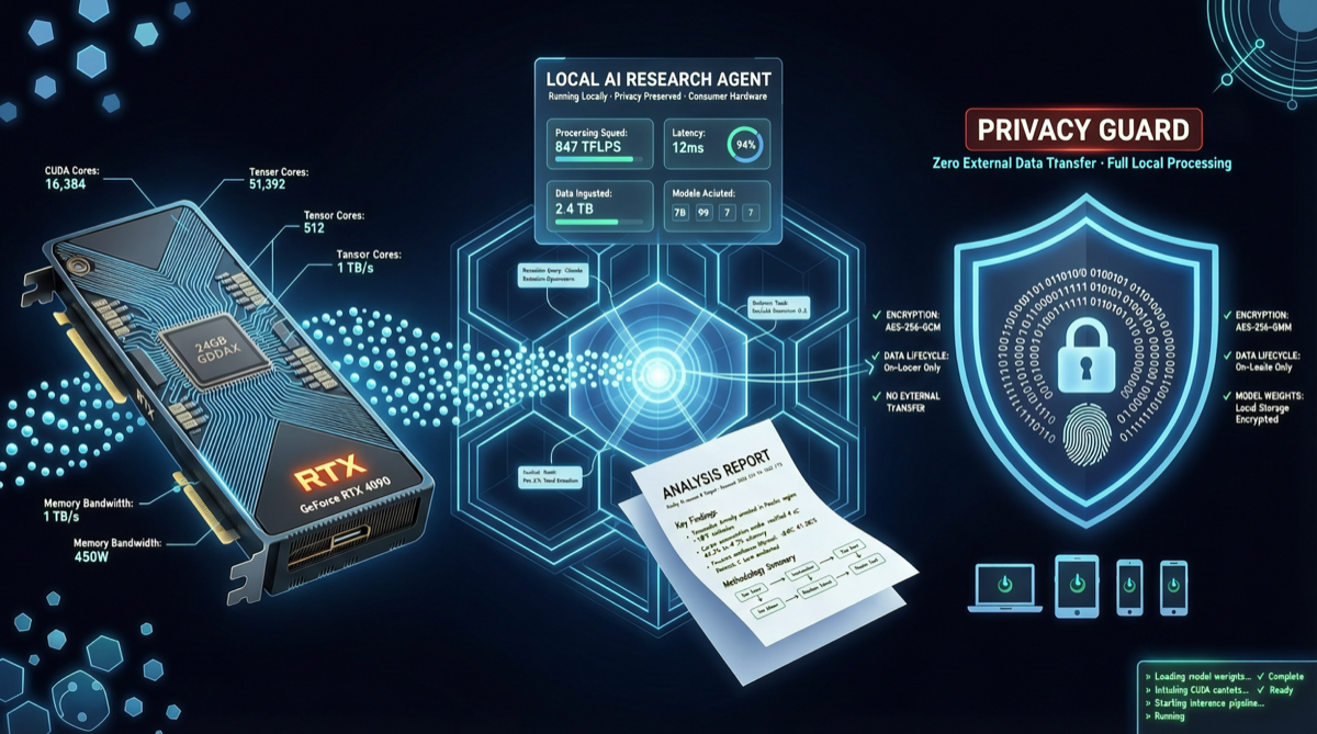 Consumer GPU hits 95% SimpleQA: local AI deep research is becoming reality