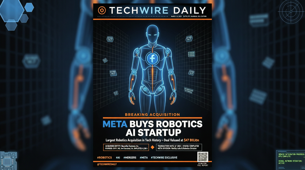 Meta Acquires Robotics AI Company ARI, Officially Enters Humanoid Robot Race