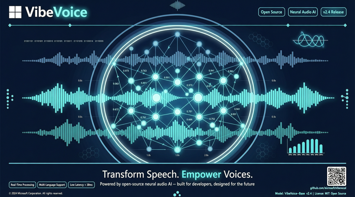 Microsoft Open-Sources VibeVoice: A Frontier Voice AI Model with ASR, TTS, and Voice Cloning