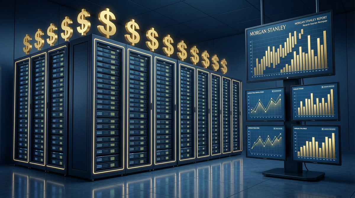 Morgan Stanley Again Raises AI Capex Forecast: $805B in 2026, $1.1T in 2027