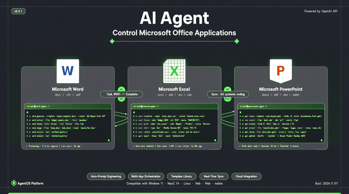 OfficeCLI: Terminal Tool That Lets AI Agents Directly Control Word, Excel, and PowerPoint