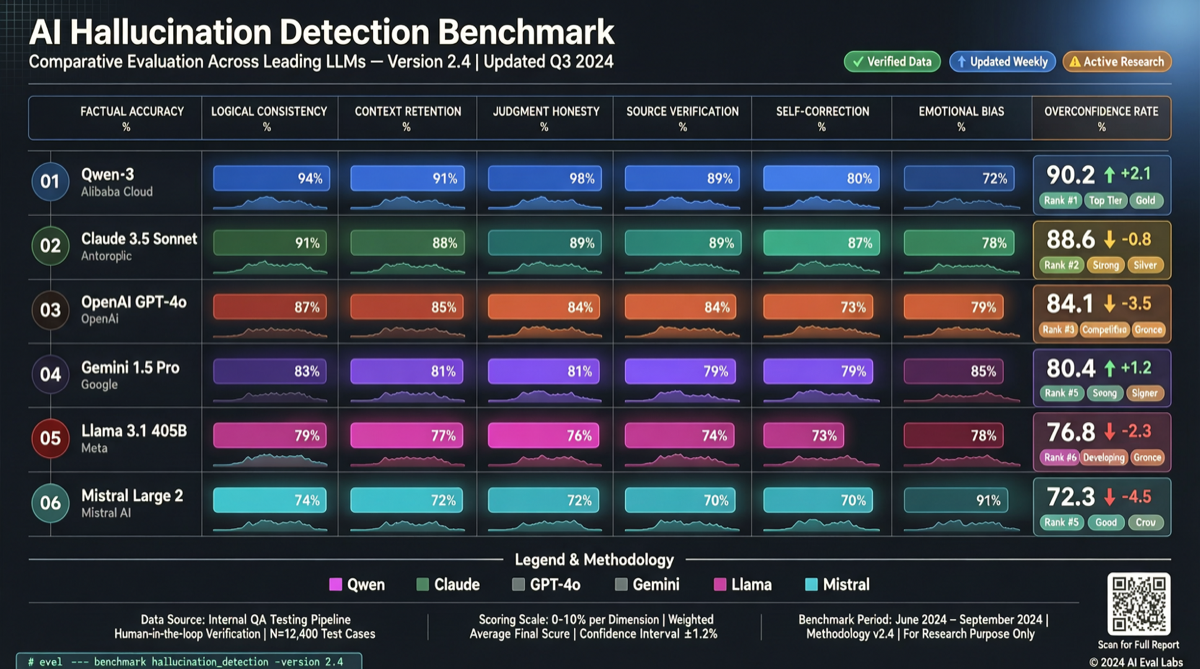 Qwen 3.6 Max BS Benchmark Review: Anti-Hallucination Capability Surpasses All OpenAI Models