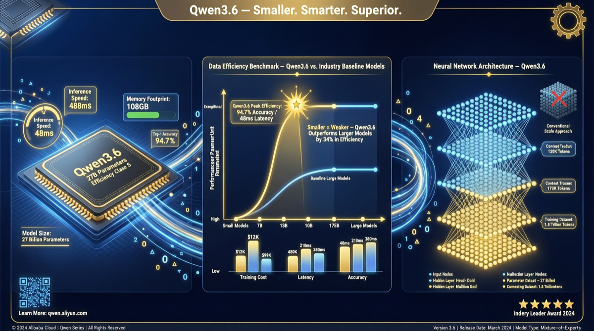 Qwen3.6 27B Punches Above Its Weight: How a 27B Model Matches 284B on Intelligence Index