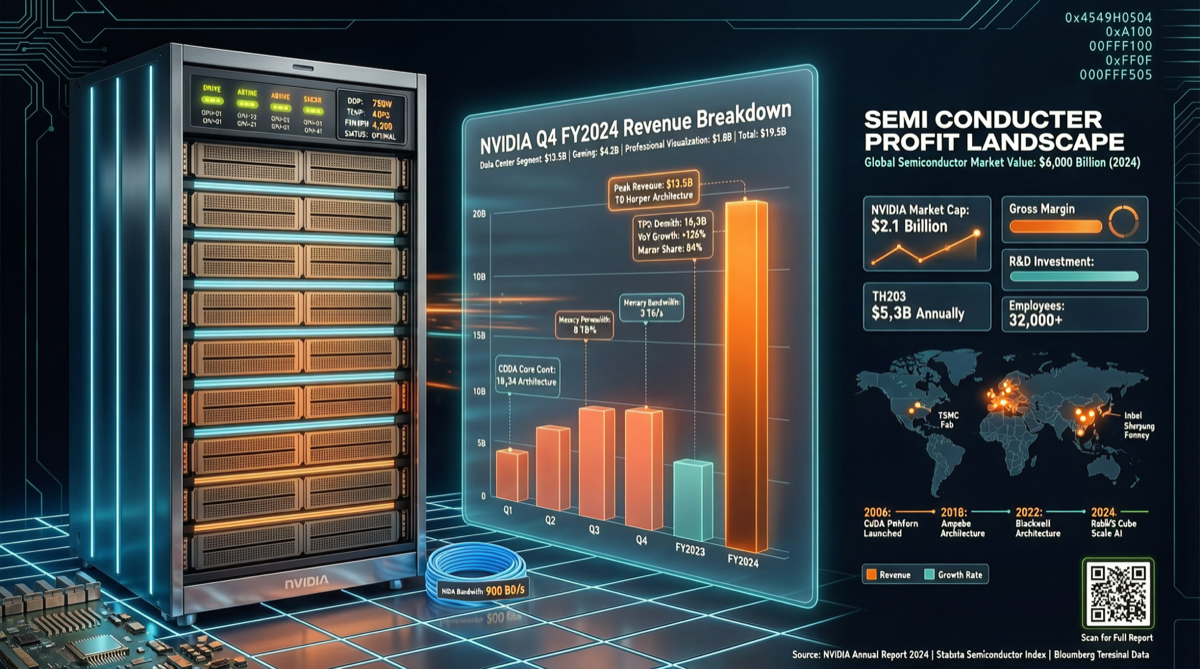 Q1 2026 Semiconductor AI Profit Landscape: NVDA at $42.3B Quarterly, Four-Way Profit Gap Widens to 35x