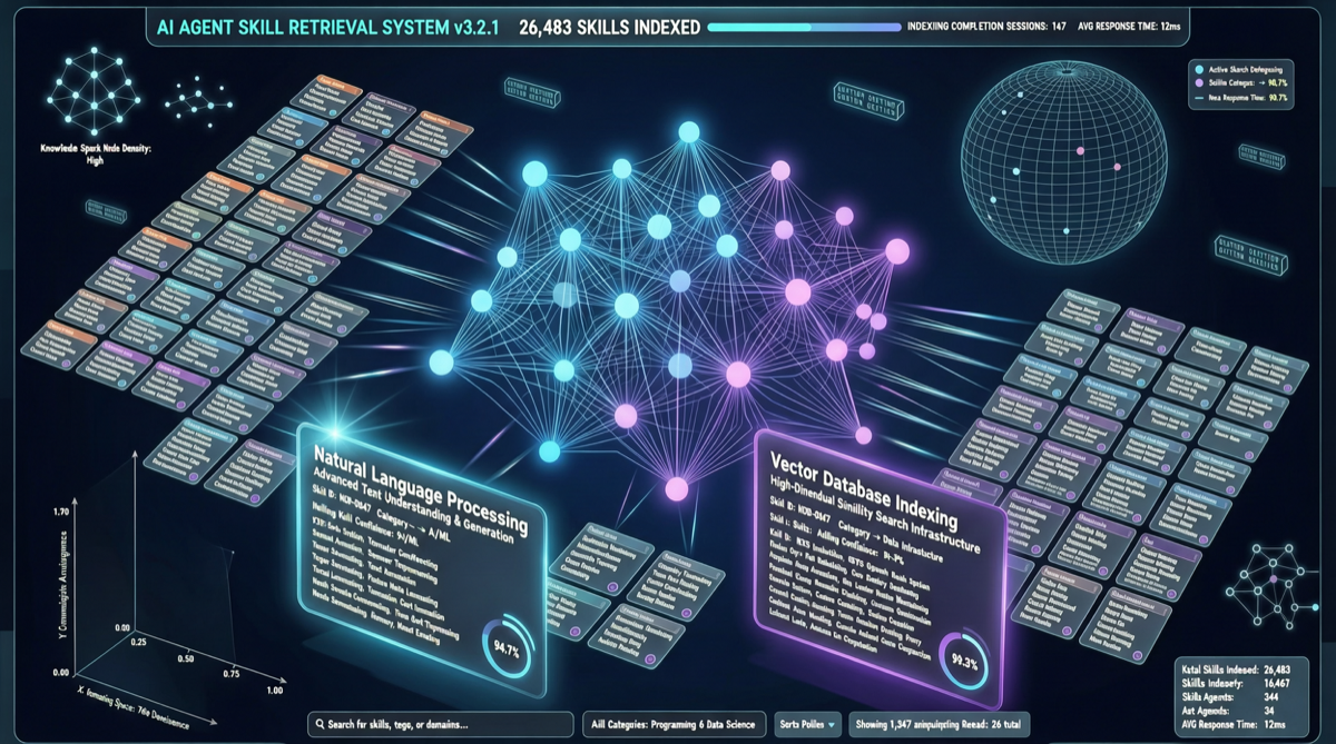 SRA Framework Open Source: Teaching AI Agents to "Self-Retrieval" with 26,000+ Skills