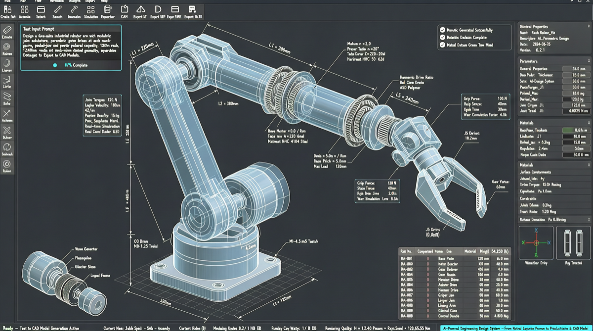 Text-to-CAD Open Source: AI-Generated 3D Robot Models Enter Practical Stage