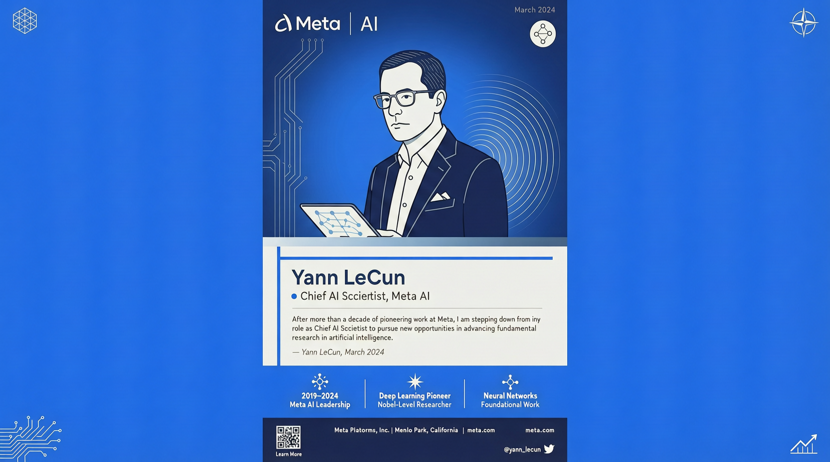 Yann LeCun 离开 Meta AI："AI 行业完全 LLM 化了"，Llama 的未来谁来守护？